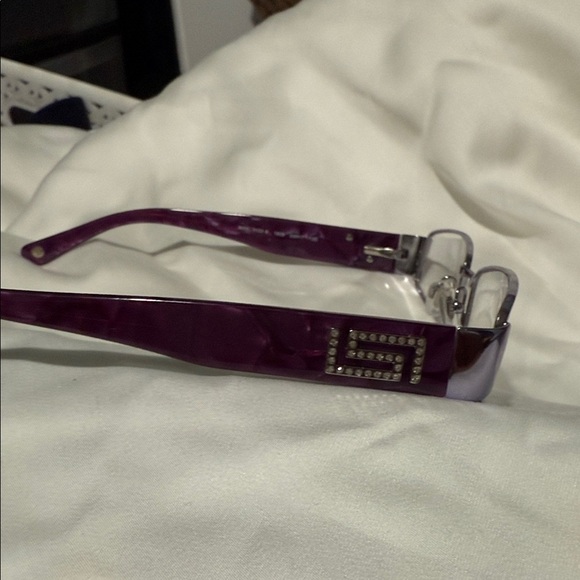 Versace Purple Eyeglass frames - Picture 2 of 6
